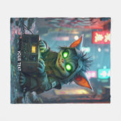 Fantasy Schattigee muziek Joy Street Fleece Deken (Voorkant (Horizontaal))