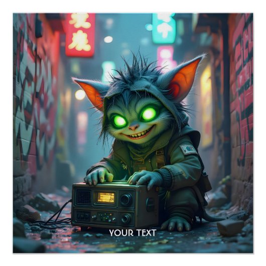 Fantasy Schattigee muziek Joy Street Perfect Poster (Voorkant)