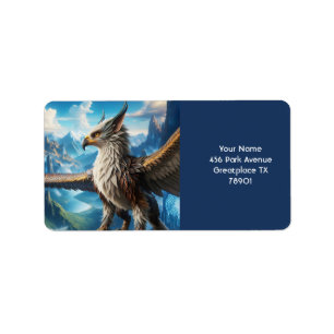 Fantasy Schattigee Myth Bird Mountains Etiket