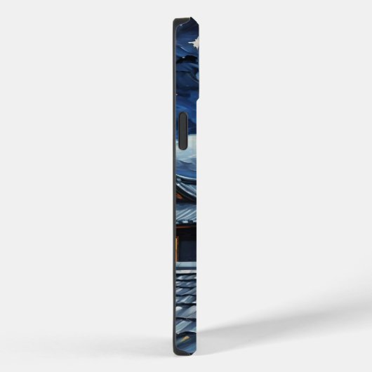 Fantasy Schattigee Nacht Sterren Cat Case-Mate iPhone Case (Achterkant / Rechts)