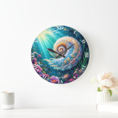 Fantasy Schattigee Natuur onderwater wereld Grote Klok (Huis)