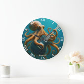 Fantasy Schattigee octopus die gitaar speelt Grote Klok (Huis)