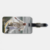 Fantasy Schattigee One Cool Surfer Bagagelabel (Achterkant horizontaal)