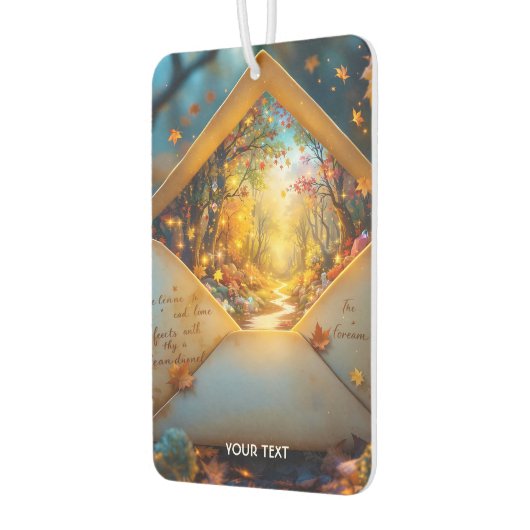 Fantasy Schattigee oude herfstenvelop Luchtverfrisser (Links)