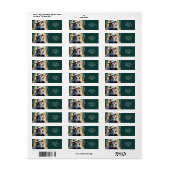 Fantasy Schattigee oude panda tovenaar Etiket (Full Sheet)