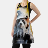 Fantasy Schattigee oude panda tovenaar Schort (Insitu)