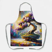 Fantasy Schattigee Paarse miniboom Schort (Voorkant)
