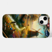 Fantasy Schattigee Painter Palette Brush Case-Mate iPhone Case (Achterkant (horizontaal))