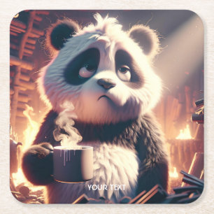 Fantasy Schattigee Panda Cup Koffie Kartonnen Onderzetters