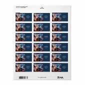 Fantasy Schattigee Panda Vlinders Bloemen Etiket (Full Sheet)
