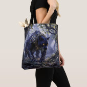 Fantasy Schattigee Panther Scale Armor Tote Bag (Dichtbij)