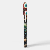 Fantasy Schattigee pauwen halve veren Case-Mate iPhone Case (Achterkant / Links)