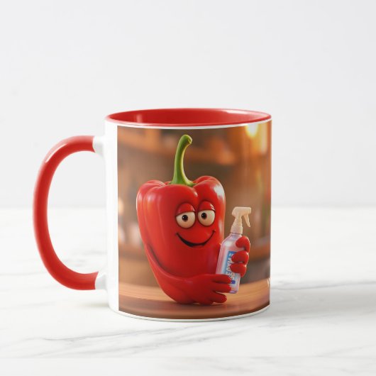 Fantasy Schattigee Pepper Spray Keuken Mok (Links)