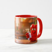 Fantasy Schattigee Pepper Spray Keuken Mok (Voorkant rechts)