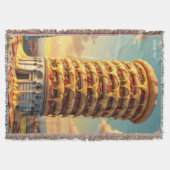 Fantasy Schattigee Pisa Tower Pizza Deken (Voorkant)
