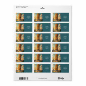 Fantasy Schattigee Pisa Tower Pizza Etiket (Full Sheet)