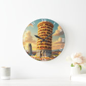 Fantasy Schattigee Pisa Tower Pizza Grote Klok (Huis)