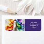 Fantasy Schattigee Pride Rainbow Angel Etiket (Insitu)