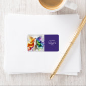 Fantasy Schattigee Pride Rainbow Angel Etiket (Insitu)