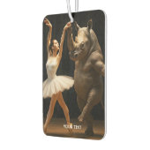 Fantasy Schattigee Rhino danseres Ballerina Luchtverfrisser (Links)