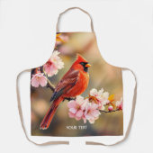Fantasy Schattigee rode vogelkers Schort (Voorkant)