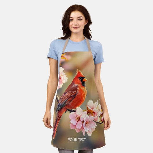 Fantasy Schattigee rode vogelkers Schort (Gedragen)