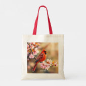 Fantasy Schattigee rode vogelkers Tote Bag (Achterkant)