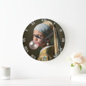 Fantasy Schattigee Roze Bubble Gum Grote Klok (Huis)