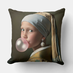Fantasy Schattigee Roze Bubble Gum Kussen