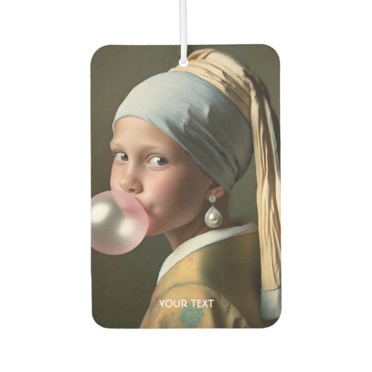 Fantasy Schattigee Roze Bubble Gum Luchtverfrisser (Voorkant)