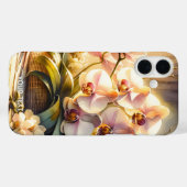 Fantasy Schattigee Roze Orchideeën Waterverf Case-Mate iPhone Case (Achterkant (horizontaal))