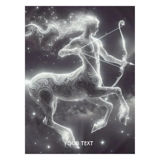 Fantasy Schattigee ruimtesterren Centaur Tafelkleed (Voorkant)