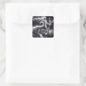 Fantasy Schattigee ruimtesterren Centaur Vierkante Sticker (Tas)