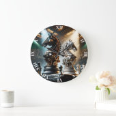 Fantasy Schattigee schaakridders stukken Grote Klok (Huis)