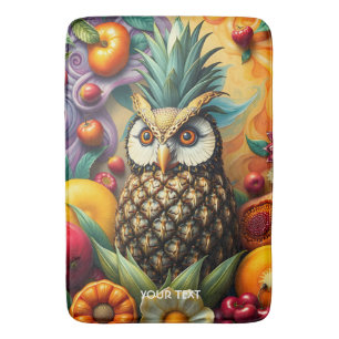 Fantasy Schattigee serene ananas uil Badmat