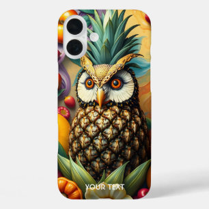 Fantasy Schattigee serene ananas uil iPhone 16 Plus Hoesje