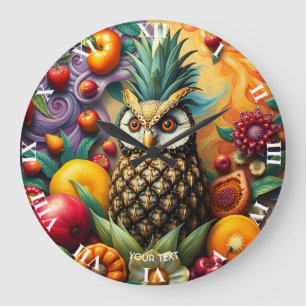 Fantasy Schattigee serene ananas uil Grote Klok
