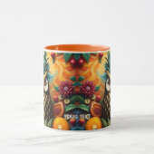 Fantasy Schattigee serene ananas uil Mok (Midden)
