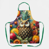 Fantasy Schattigee serene ananas uil Schort (Voorkant)