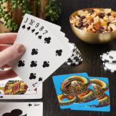 Fantasy Schattigee Snake Egg Vibrant Pokerkaarten (Insitu)