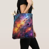 Fantasy Schattigee Space Scenes Collage Tote Bag (Dichtbij)