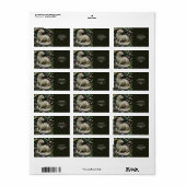 Fantasy Schattigee speelse otter sculptuur Etiket (Full Sheet)