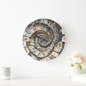 Fantasy Schattigee Spiral Kaarten Trap Grote Klok (Huis)