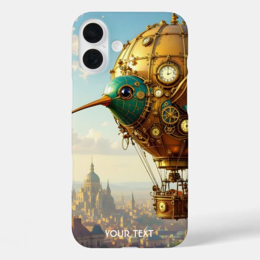 Fantasy Schattigee Steampunk Bird Sky Case-Mate iPhone Case (Achterkant)