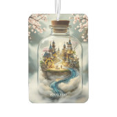 Fantasy Schattigee Steampunk Bottle City Luchtverfrisser (Achterkant)