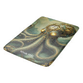 Fantasy Schattigee Steampunk Clock Kraken Badmat (Gekanteld)