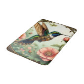 Fantasy Schattigee Steampunk Vogelbloemen Badmat (Gekanteld)