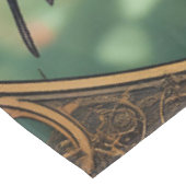 Fantasy Schattigee Steampunk Vogelbloemen Tafelkleed (Gekanteld)