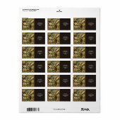 Fantasy Schattigee Steampunk Vogelklok Etiket (Full Sheet)
