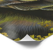 Fantasy Schattigee stenen handbrug Perfect Poster (Hoek)